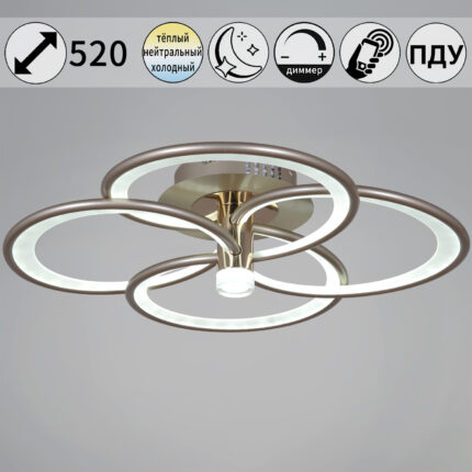 09246-0.3-4S Champaign silver светильник потолочный