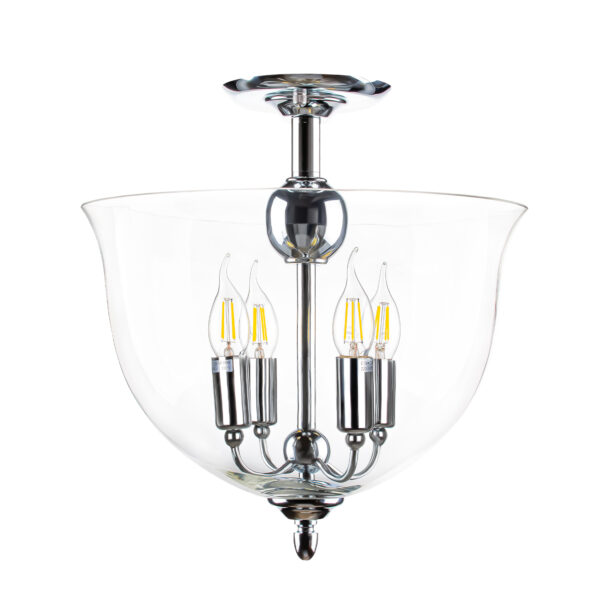 Светильник потолочный Crystal Lux ATLAS PL4 CHROME - купить на сайте Люстры Торг 1461575 Светильник потолочный Crystal Lux ATLAS PL4 CHROME