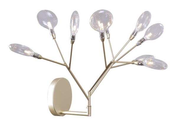 Бра Crystal Lux EVITA AP9 GOLD/TRANSPARENT - купить на сайте Люстры Торг 1460416 Бра Crystal Lux EVITA AP9 GOLD/TRANSPARENT