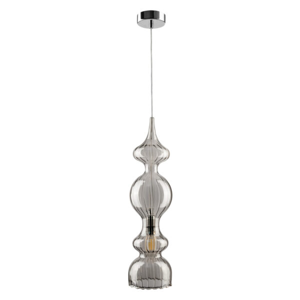 Светильник подвесной Crystal Lux IRIS SP1 A SMOKE - купить на сайте Люстры Торг 1460456 Светильник подвесной Crystal Lux IRIS SP1 A SMOKE