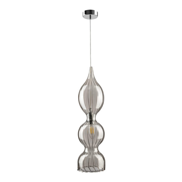 IRIS_SP1_B_SMOKE Светильник подвесной Crystal Lux IRIS SP1 B SMOKE