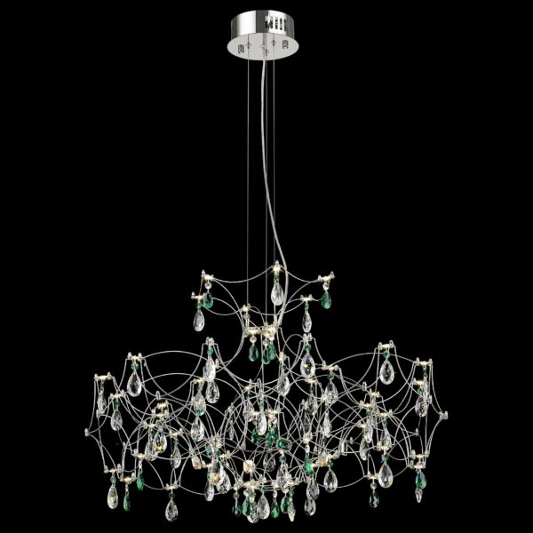 47ir74o1bdfhn59puk5160mdobvpuhgk WE337.08.106 WERTMARK FEMERALDA светильник подвесной, LED, 80x1W, 3000K