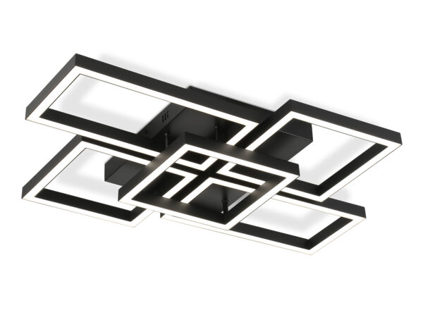 FA1012 FA1012/4+1 BK черный 90W 3000K-6400K 710*490*95 (ПДУ ИК)