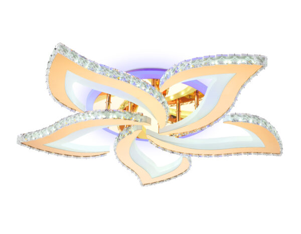 FA1724 FA1724/5 GD золото 3000K/4200K/6400K 113W 630*600*100 (ПДУ РАДИО 2.4G)