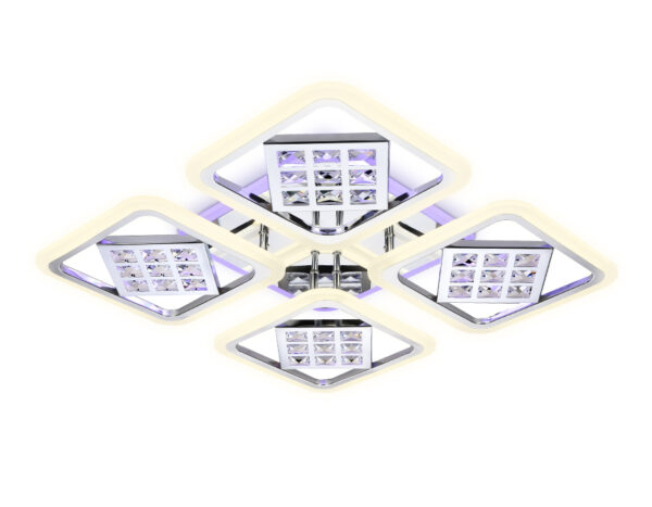 FA288 FA288/4 CH хром 116W 750*750*80 (ПДУ РАДИО 2.4G)