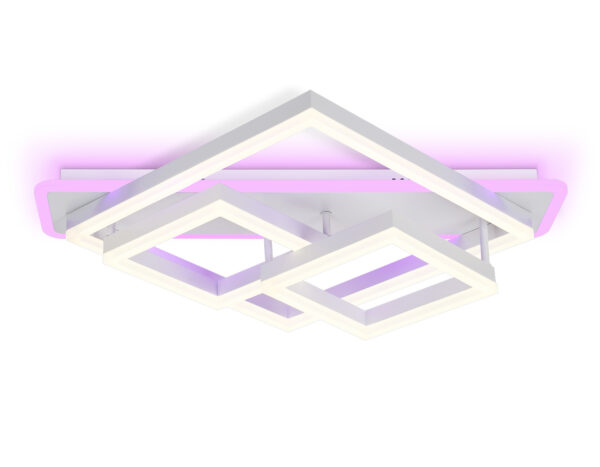 FA8531 FA8531 WH белый 132W 3000K-6400K+RGB 630*570*160 (ПДУ РАДИО 2.4G)
