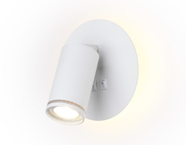 FW2462 FW2462 WH белый GU10 max 12W+LED 4200K 7W D145*150