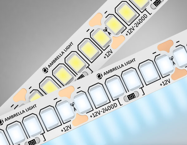 GS1403 GS1403 2835 240Led/ 17W m/ 12V IP20 6500K/ 5000*10*1.2mm (2 конт.)