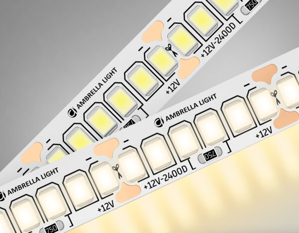 GS1501 GS1501 2835 240Led/ 19.2W m/ 12V IP20 3000K/ 5000*10*1.2mm (2 конт.)