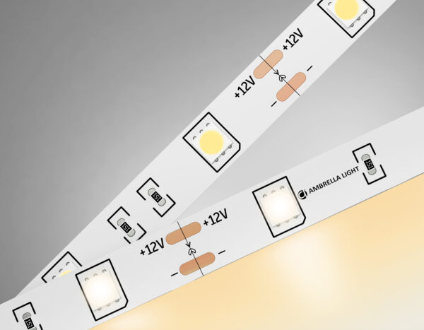 GS1801 GS1801 5050 30Led/ 7.2W m/ 12V IP20 3000K/ 5000*10*1.87mm (2 конт.)
