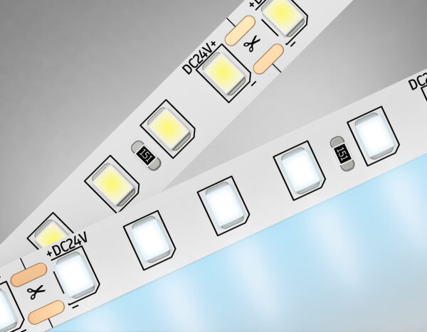 GS3103 GS3103 2835 120Led/ 10W m/ 24V IP20 6500K/ 5000*8*1.2mm (2 конт.)
