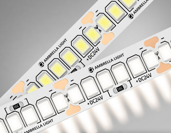GS3302 GS3302 2835 240Led/ 18W m/ 24V IP20 4500K/ 5000*10*1.2mm (2 конт.)