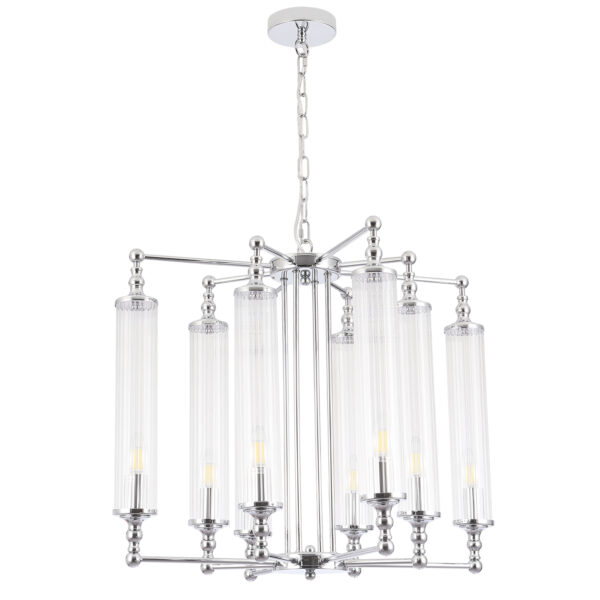 TOMAS_SP8_D650_CHROME Люстра Crystal Lux TOMAS SP8 D650 CHROME