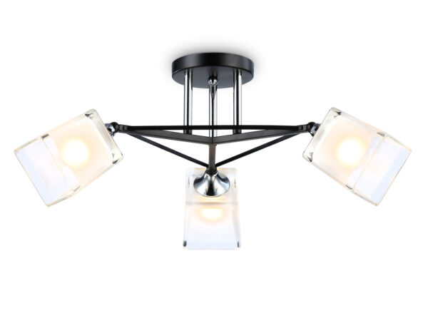 TR303072 TR303072/3 BK/CH/FR черный/хром/белый матовый E27/3 max 40W D560*250