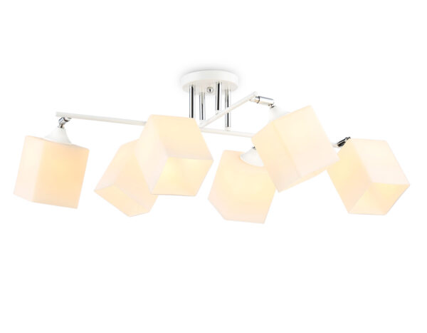 TR303088 TR303088/6 WH/CH/FR белый/хром/белый матовый E27/6 max 40W 840*620*260