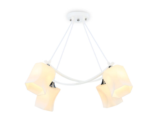 TR303156 TR303156/4 WH/CH/FR белый/хром/белый матовый E27/4 max 40W 640*640*410