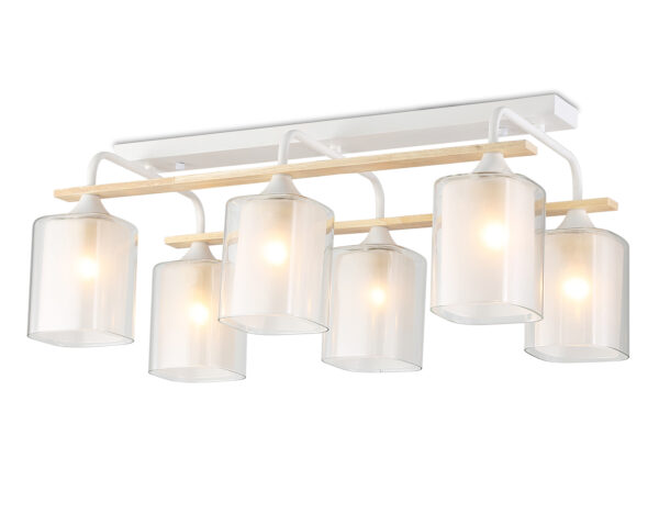 TR3033247 TR3033247/6 WH/WD белый/дерево E27/6 max 60W 580*340*245