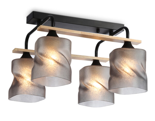 TR3033249 TR3033249/4 BK/WD черный/дерево E27/4 max 60W 340*340*245