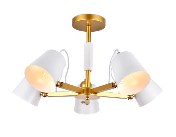 TR3101 TR3101/5 WH/GD белый/золото E14 max 40W D680*370