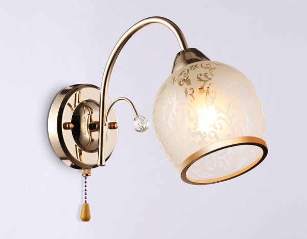 TR3195 TR3195 GD/CL/FR золото/прозрачный/белый матовый E27 max 40W 190*110*290