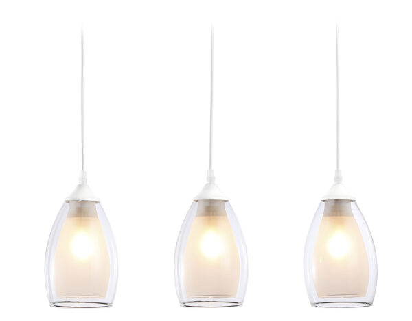 TR3536 TR3536/3 WH/CL/FR белый/прозрачный/белый матовый E27*3 max 40W 640*120*820