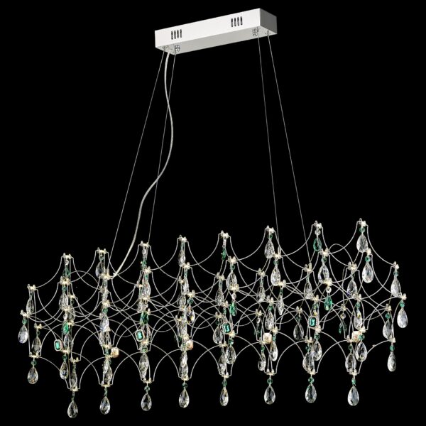 esmgtobqtoczf6htolo47dy4unut5s45 WE337.12.123 WERTMARK FEMERALDA светильник подвесной, LED, 120x1W, 3000K