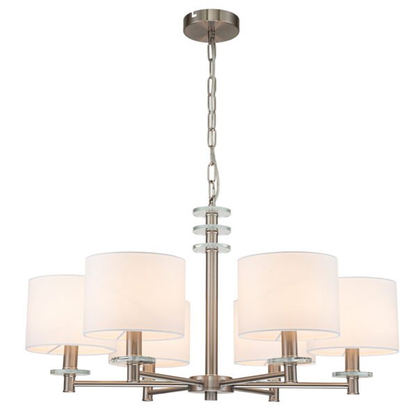 l83530 Escada 641/6PL E14*60W Satin nickel