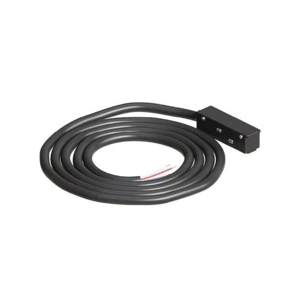 0-351 A740206N коннектор для ввода питания для шинопровода (трека) LINEA и OPTIMA, 2м черный