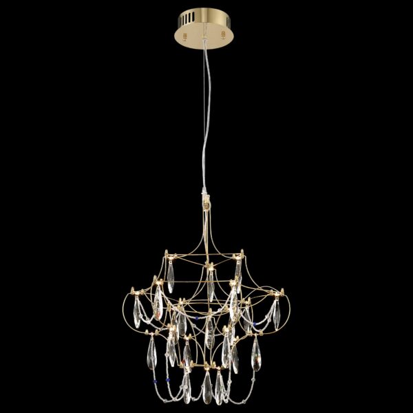 24pd9w7bb3nltm46ee11kxztghoz17mn WE336.21.306 WERTMARK FELICIA светильник подвесной, LED, 21x1W, 3000K