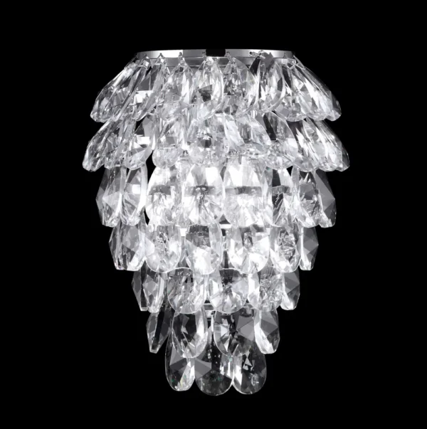 CHARME_AP3_CHROME-TRANSPARENT Бра Crystal Lux CHARME AP3 CHROME/TRANSPARENT