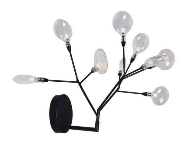 EVITA_AP9_BLACK-TRANSPARENT Бра Crystal Lux EVITA AP9 BLACK/TRANSPARENT