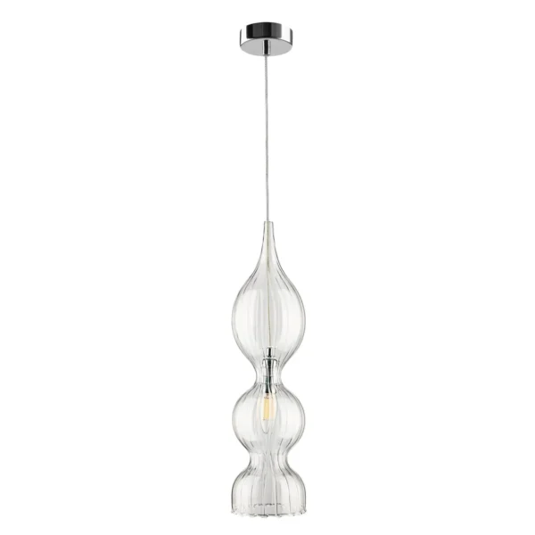 IRIS_SP1_B_TRANSPARENT Светильник подвесной Crystal Lux IRIS SP1 B TRANSPARENT