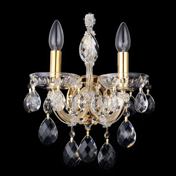 ISABEL_AP2_GOLD-TRANSPARENT Бра Crystal Lux ISABEL AP2 GOLD/TRANSPARENT
