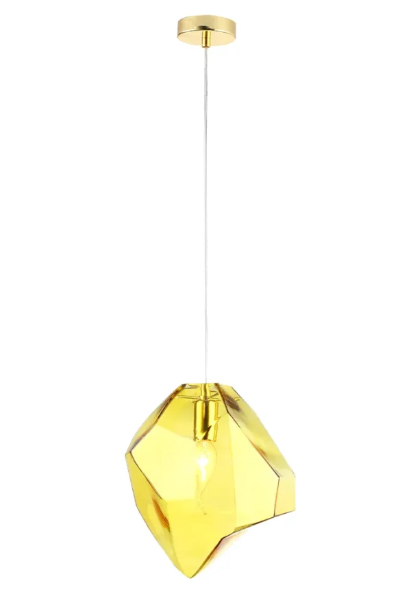 NUESTRO_SP1_GOLD-AMBER Светильник подвесной Crystal Lux NUESTRO SP1 GOLD/AMBER
