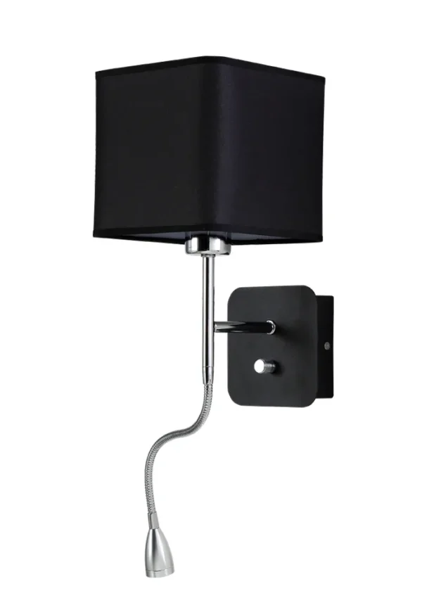 PACO_AP2_CHROME-BLACK Бра Crystal Lux PACO AP2 CHROME/BLACK
