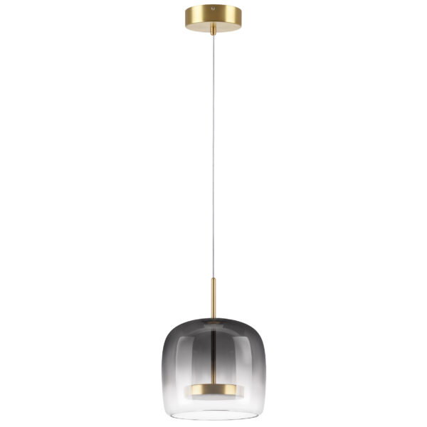 bcb1e518012a11ee813fc81f66f678b0_5dbabe26b37c11ee8145c81f66f678b0 804018 Люстра CUPOLA LED 1х18W 900LM ЗОЛОТО/ДЫМЧАТЫЙ 3000K