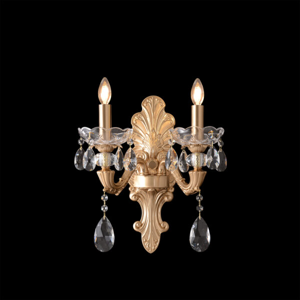 ELIZABETH20AP220BRASS Бра Crystal Lux ELIZABETH AP2 BRASS