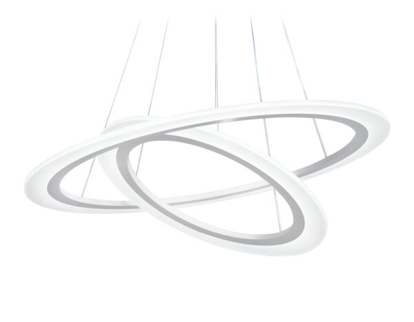 FA4355 FA4355/2 WH белый 78W 3000K/4200K/6400K D580*670 (ПДУ РАДИО 2.4G)
