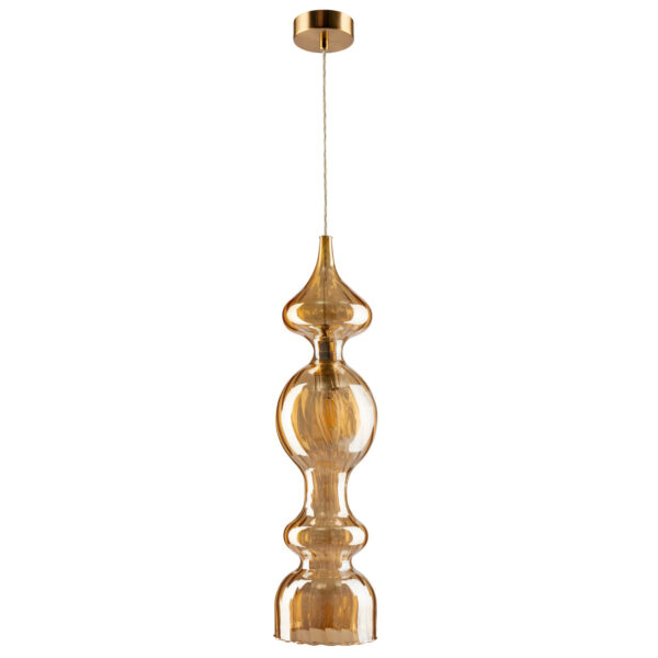 IRIS_SP1_A_AMBER-2 Светильник подвесной Crystal Lux IRIS SP1 A AMBER