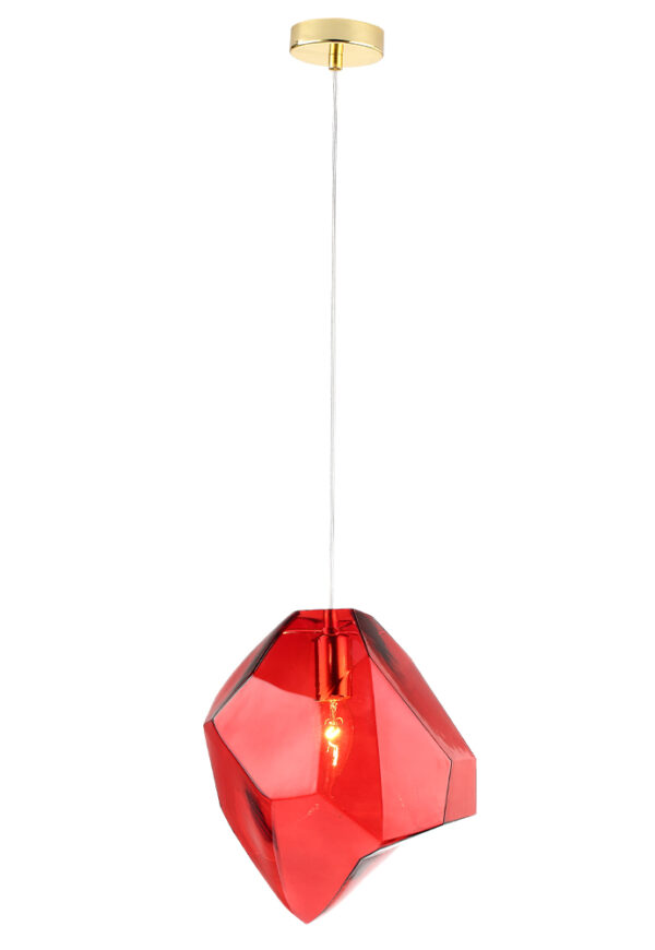 NUESTRO_SP1_GOLD-RED Светильник подвесной Crystal Lux NUESTRO SP1 GOLD/RED