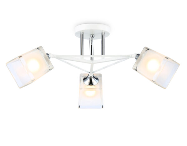 TR303071 TR303071/3 WH/CH/FR белый/хром/белый матовый E27/3 max 40W D560*250
