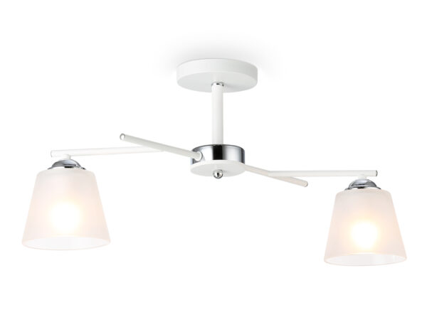 TR303201 TR303201/2 WH/CH/FR белый/хром/белый матовый E27*2 max 60W 470*370*260