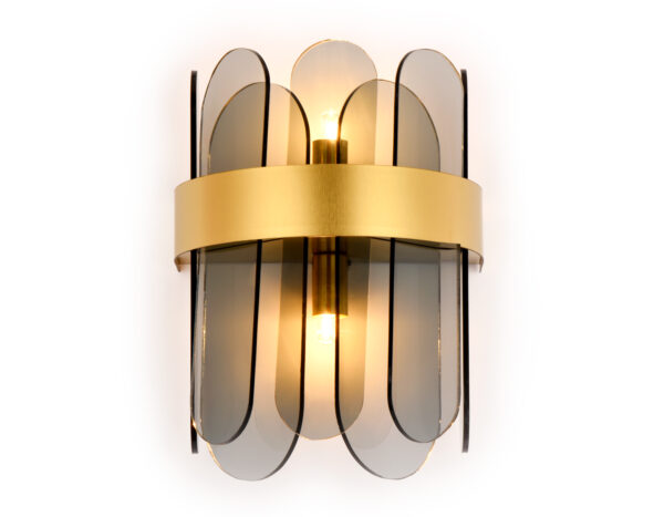 TR5348 TR5348/2 GD/SM золото/дымчатый G9/2 max 40W 270*200*140