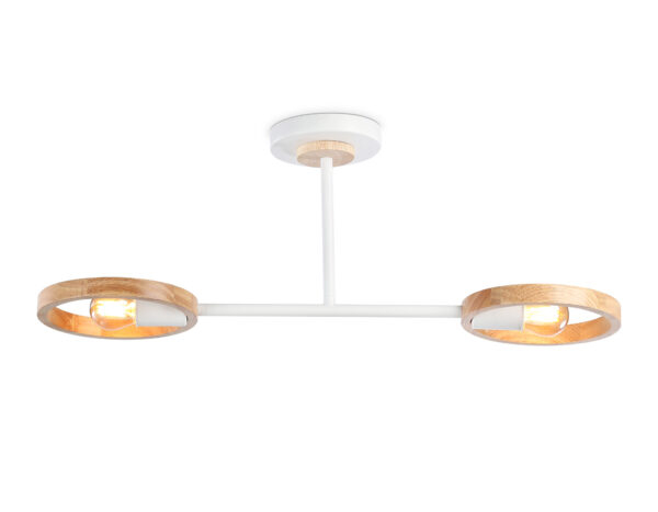 TR8243 TR8243/2 WH/LWD белый/светлое дерево E27/2 max 40W 590*165*220