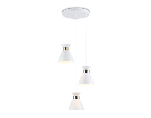 TR8467 TR8467/3 WH/FGD белый/золото E27/3 max 60W D340*1000