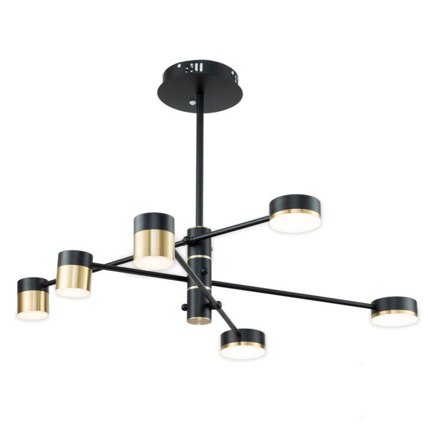 l59250 Escada 10246/6 LED*56W Black/Gold