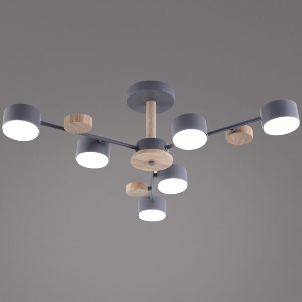 1431256_1 03758-0.3-06 GREY+WOOD GX53 светильник потолочный