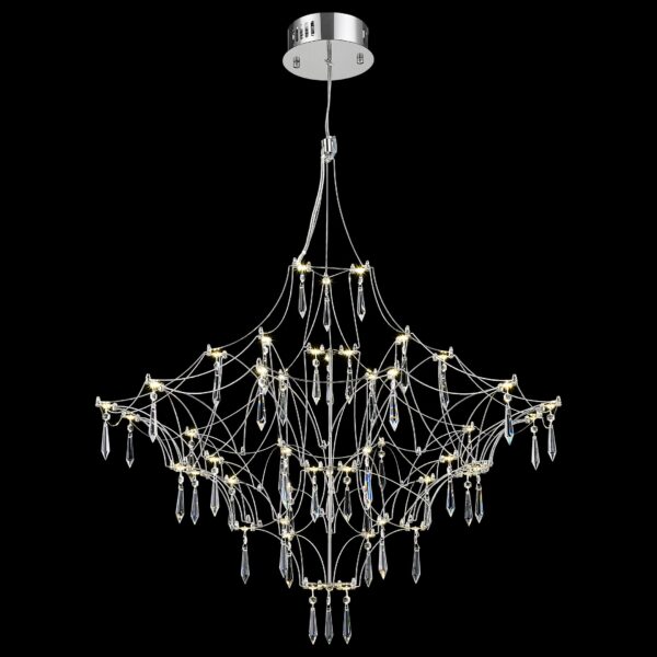 171a0g7h8xgso5td6r2hj23l7wktl2xe WE335.08.103 WERTMARK FEDELINA светильник подвесной, LED, 49x1W, 3000/4000/6000K