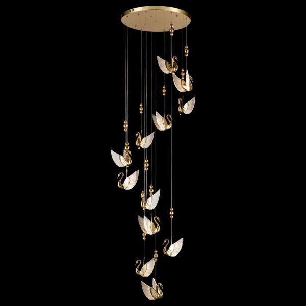 3jbvn0mxysjq136hptxez5b52a82xben WE466.12.306 WERTMARK LETIZIA светильник подвесной, LED, 12x4W, 3000/4000/6000K