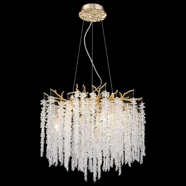 4h1jeo2tp5ub6j7j7mt8oz4jj2gmn864 WE185.09.303 WERTMARK DACIANA светильник подвесной, G9, 9x40W